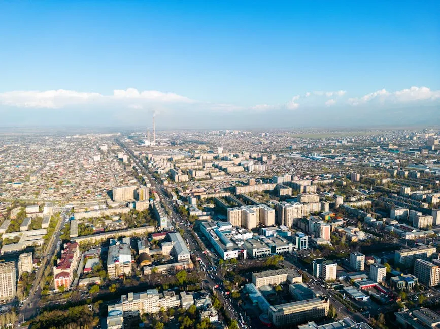 Bishkek ko'chalari — Qirgiziston vizasi