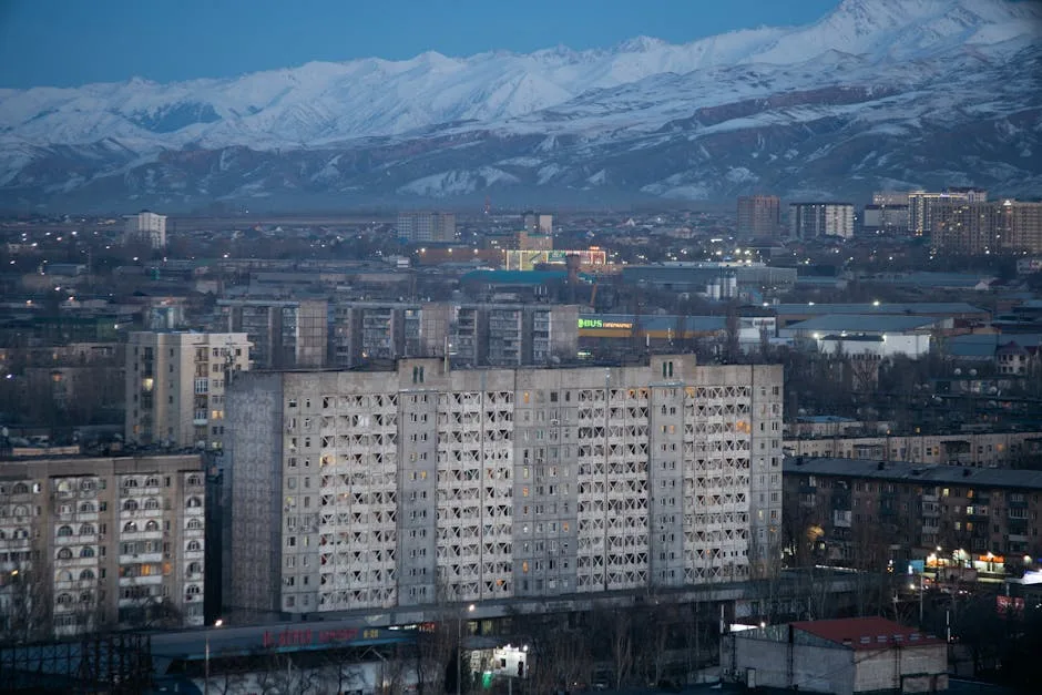 Bishkek panoramasi — UzAirDesk aviachiptalar